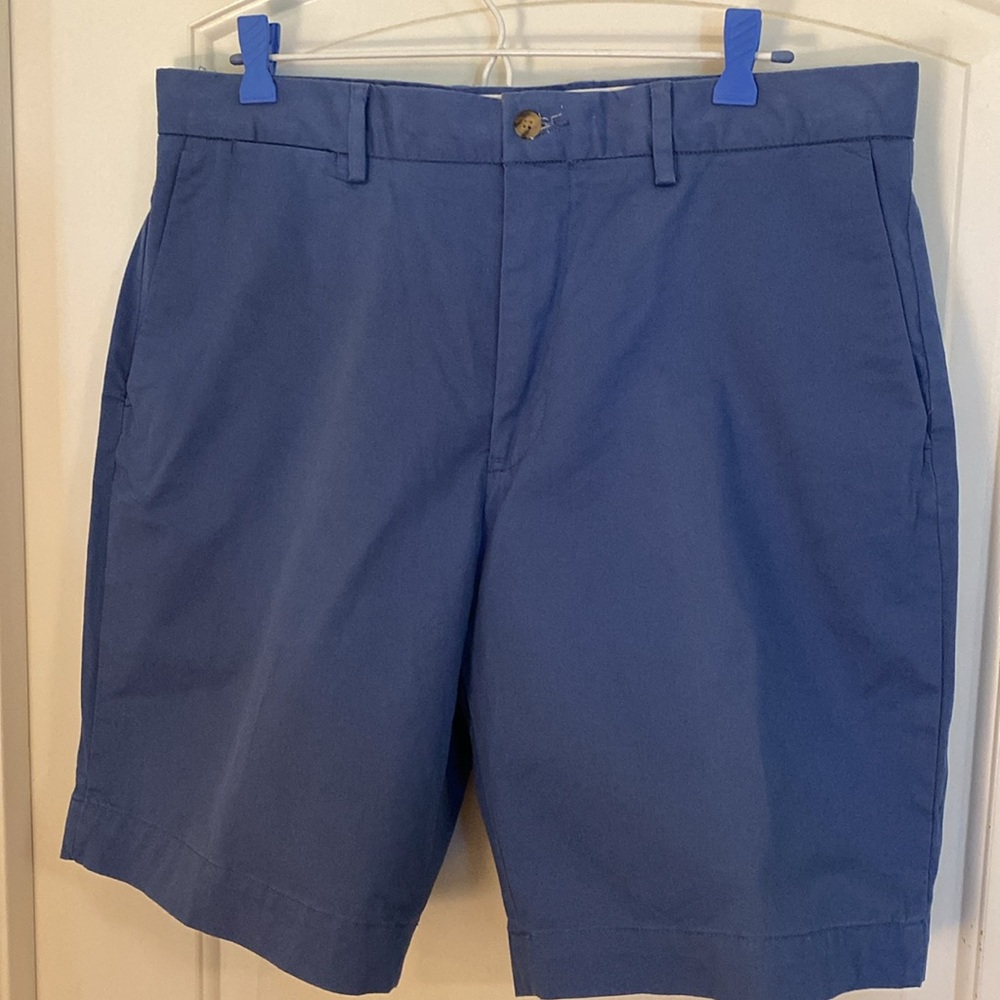 Polo Ralph Lauren Flat Front Men's Blue Shorts Size 34 NWOT